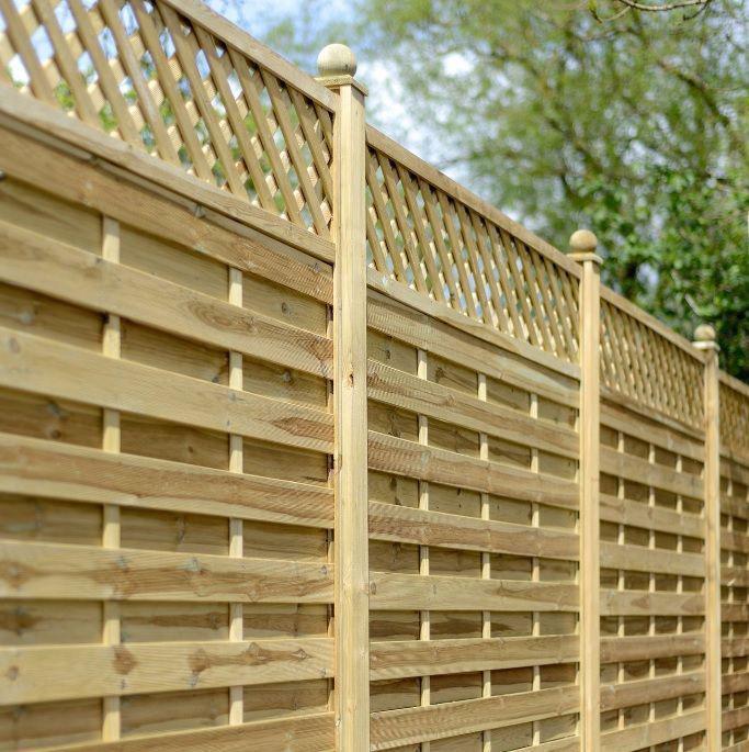 Decorative fence installation